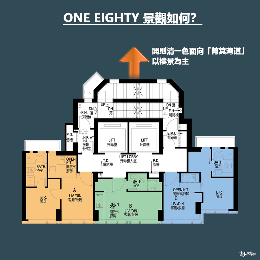 西灣河「ONE EIGHTY」景觀如何?