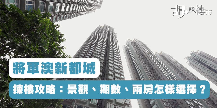 【將軍澳新都城】買樓攻略：景觀、期數、兩房怎樣選擇？