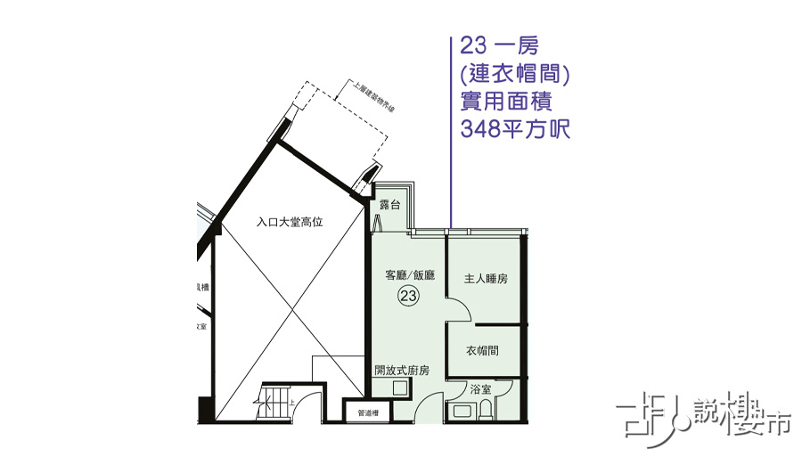 3座23室平面圖