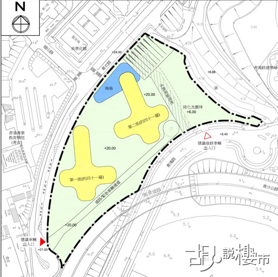 綠置居青富苑正在興建中，已發售