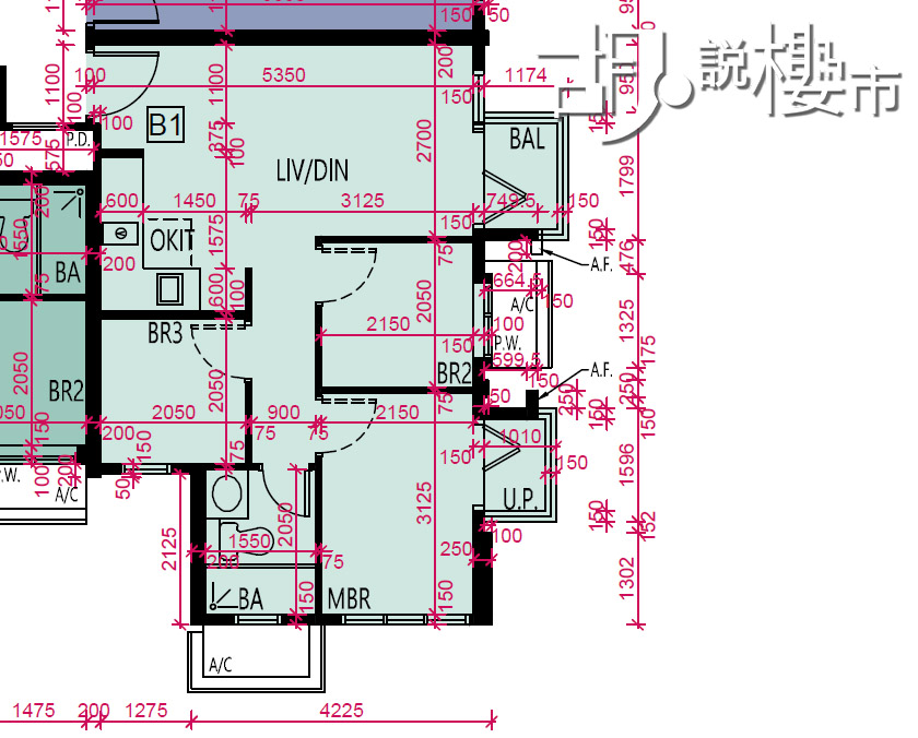 5B座1-9樓B1室