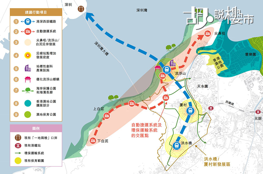 洪水橋港深西部鐵路