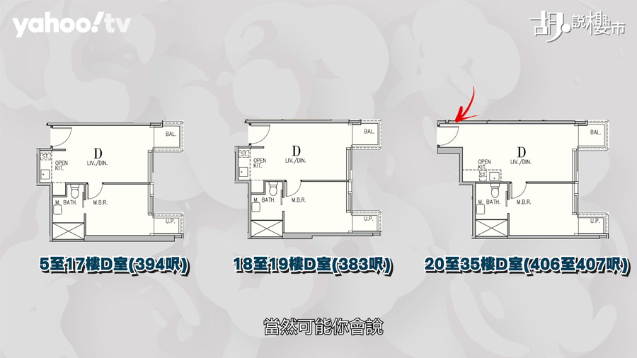 細一房D室: 選細不選大