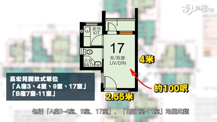 開放式單位(19%)