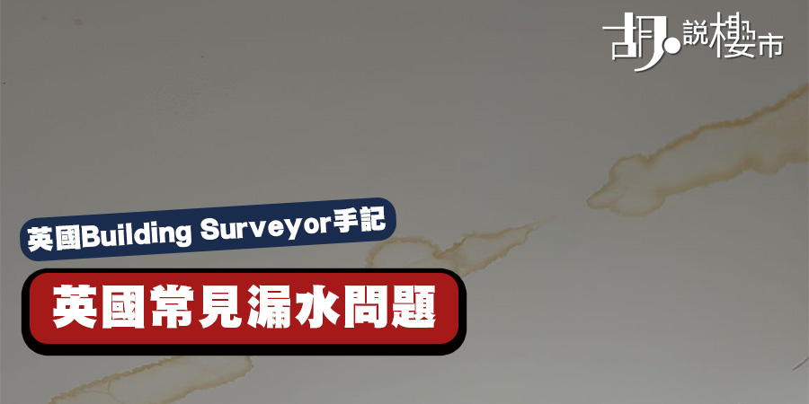 【英國Building Surveyor手記】英國常見漏水問題