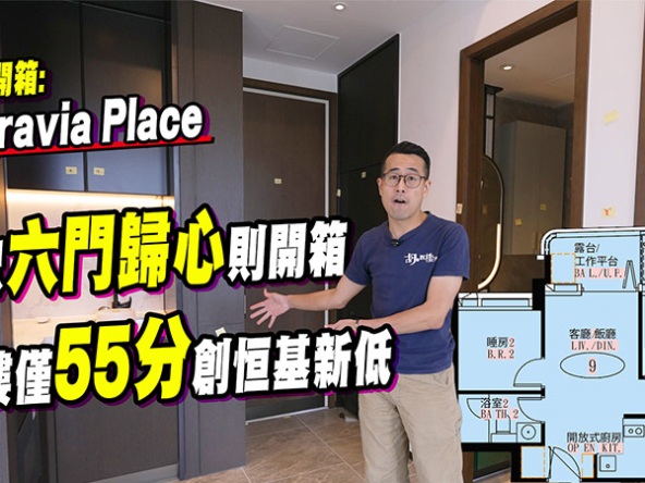 【Belgravia Place: 驗樓】457呎六門歸心則開箱! $800萬身價，僅55分創恒基新低(附影片)