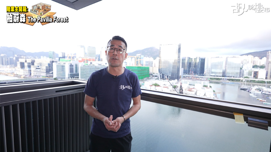 單位露台景觀可遠眺啟德體育園及遊艇會