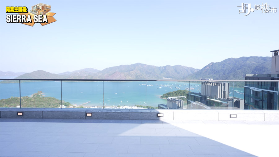 室內佈局:180 度海山景致