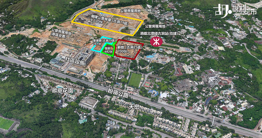因素三：古洞北長遠供應龐大，PARK SILICON並非沒有對手