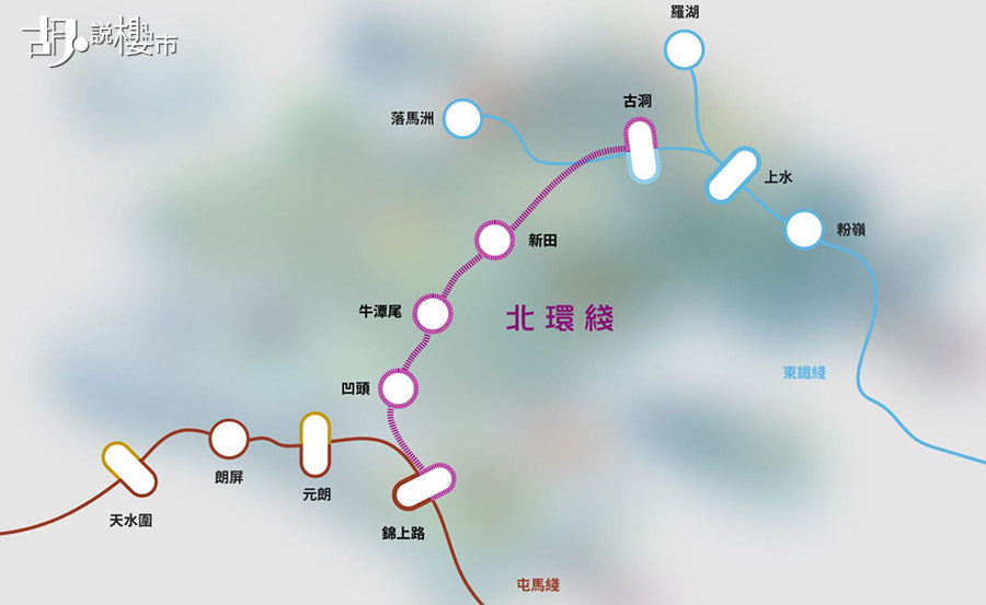 古洞站2027年通車，不代表北環綫全面開通